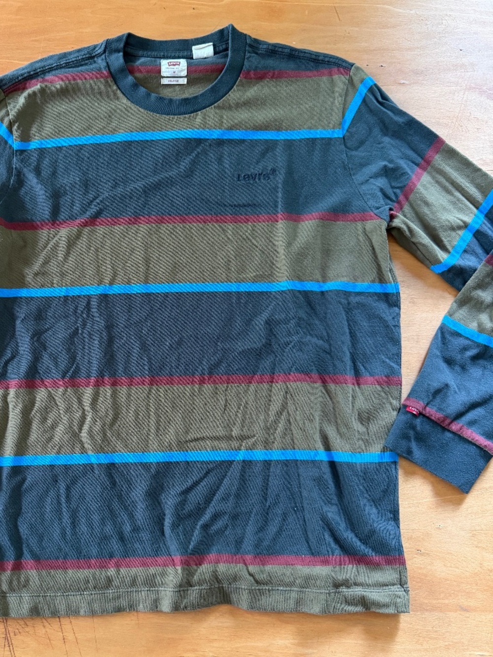 Levi's Relaxed T-shirt, Cotton Long Sleeves M